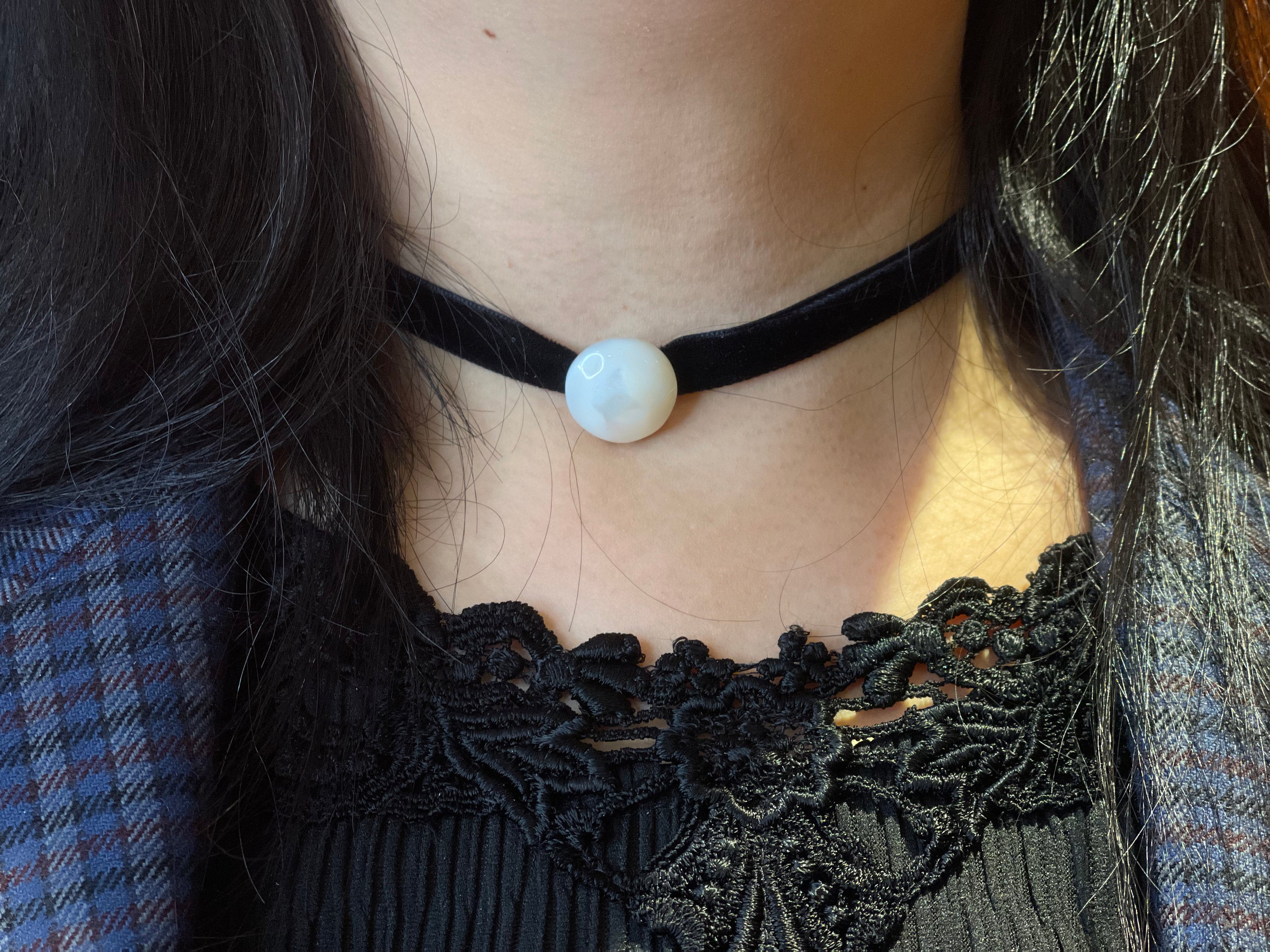 Vintage White Swirl Button Clip-On Earrings