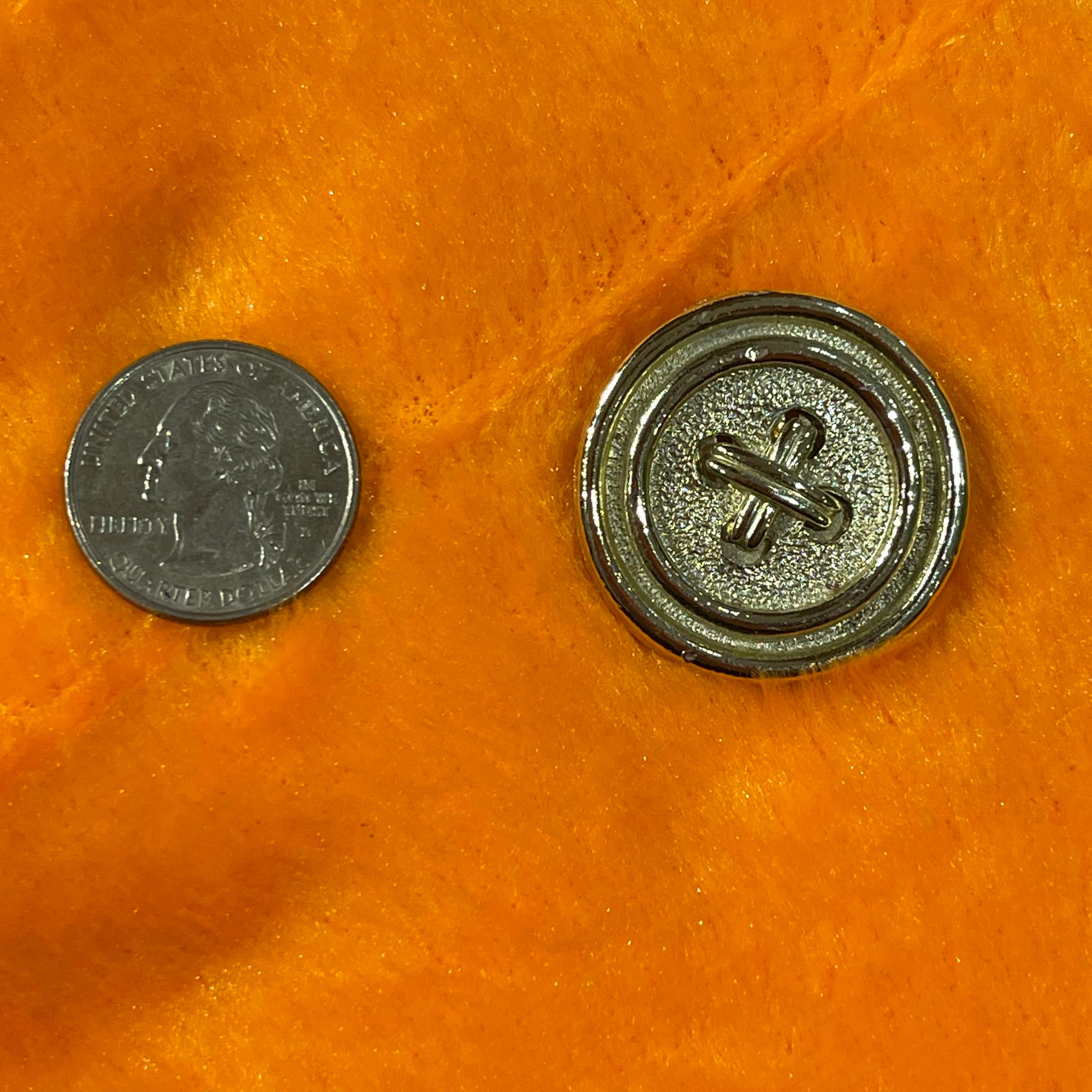 Vintage Sewing Machine Clotilde Brooch & Button Scarf Guard Set