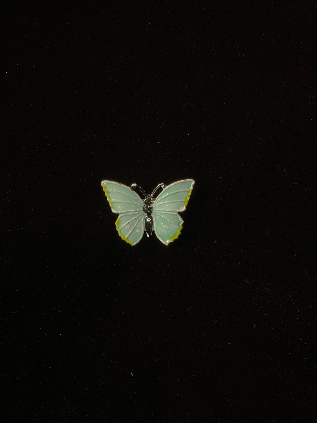 Mini Seafoam Green Butterfly Brooch