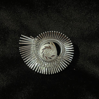 Vintage Silver Stardust Scarf Clip